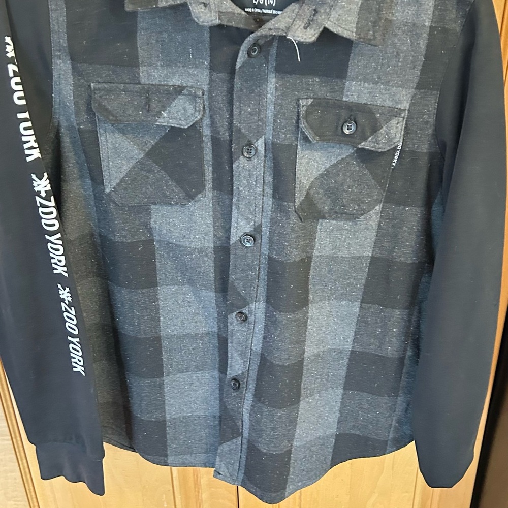 Zoo York Black and Gray Kids Jacket